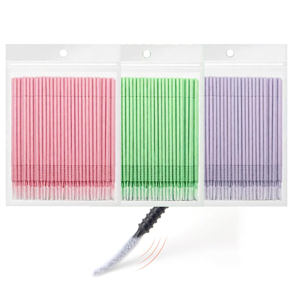 Eyelash Extension Vendor - 500 szt. Patyczków do czyszczenia rzęs,