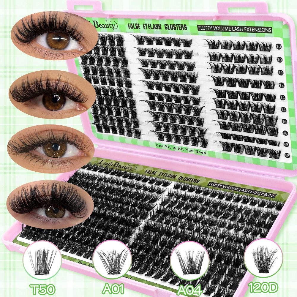 Eyelash Extension Natural Look - Naturalne rzęsy na pasku, mocowane i