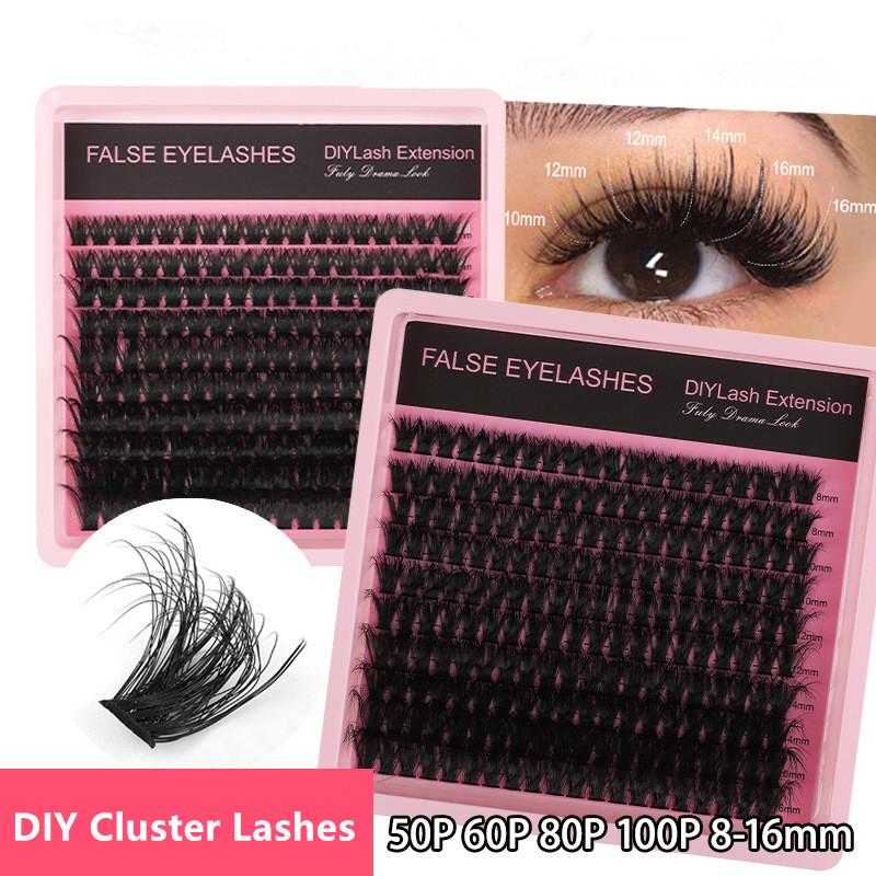Eyelash Extension Volume Lashes - Kępki rzęs 8 do 16mm, skręt