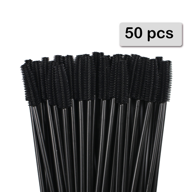 Micro Brush Applicator - 50 szt. Silikonowych aplikatorów do tuszu