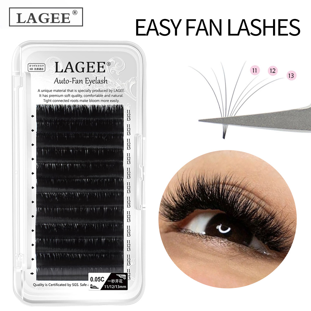 Eyelash Extension Mega Volume - LAGEE Autofan Sztuczne rzęsy Easy Fanning