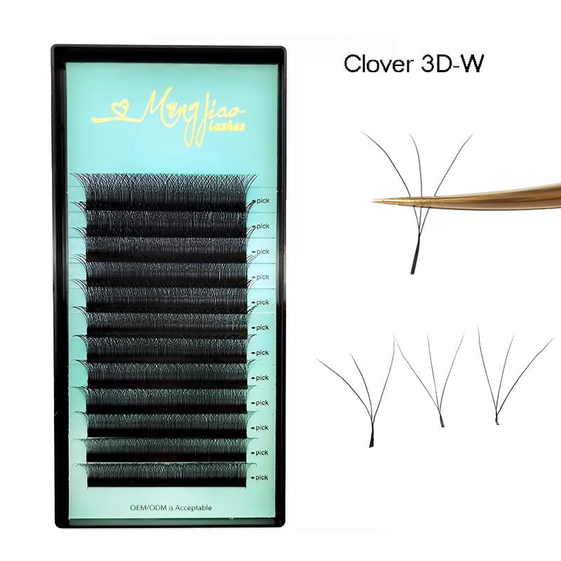 Clover W przedłużanie rzęs 3D  – Eyelash Extension Logo recenzja i cena