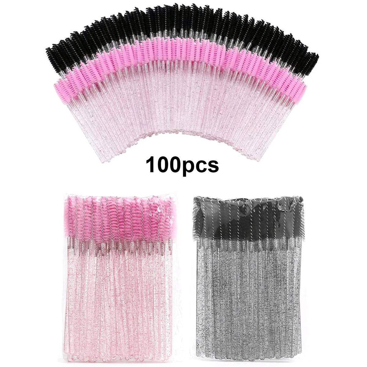 100 szt. Szczoteczek do rzęs d – Eyelash Extension Vendor recenzja i cena
