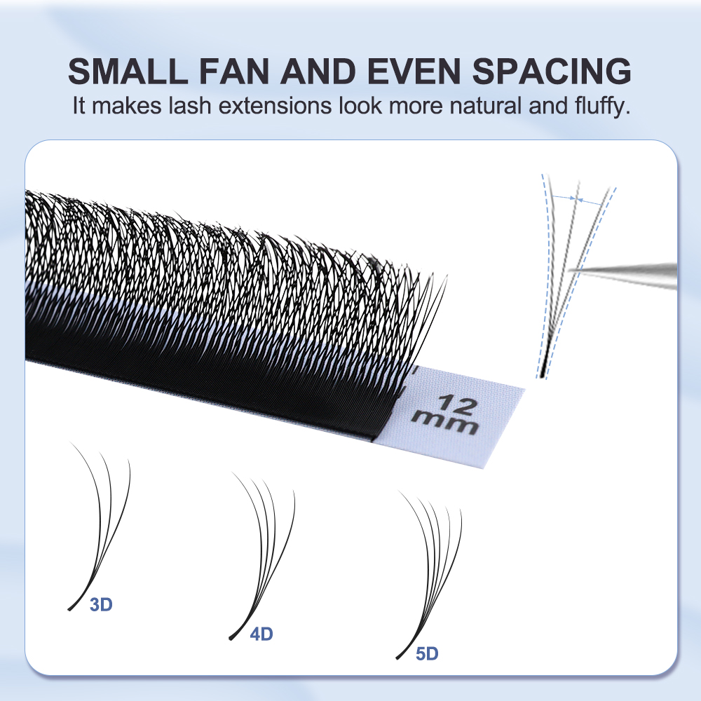 NATUHANA V-Shape 3D 4D 5D Volu – Eyelash Extensions Classic recenzja i cena