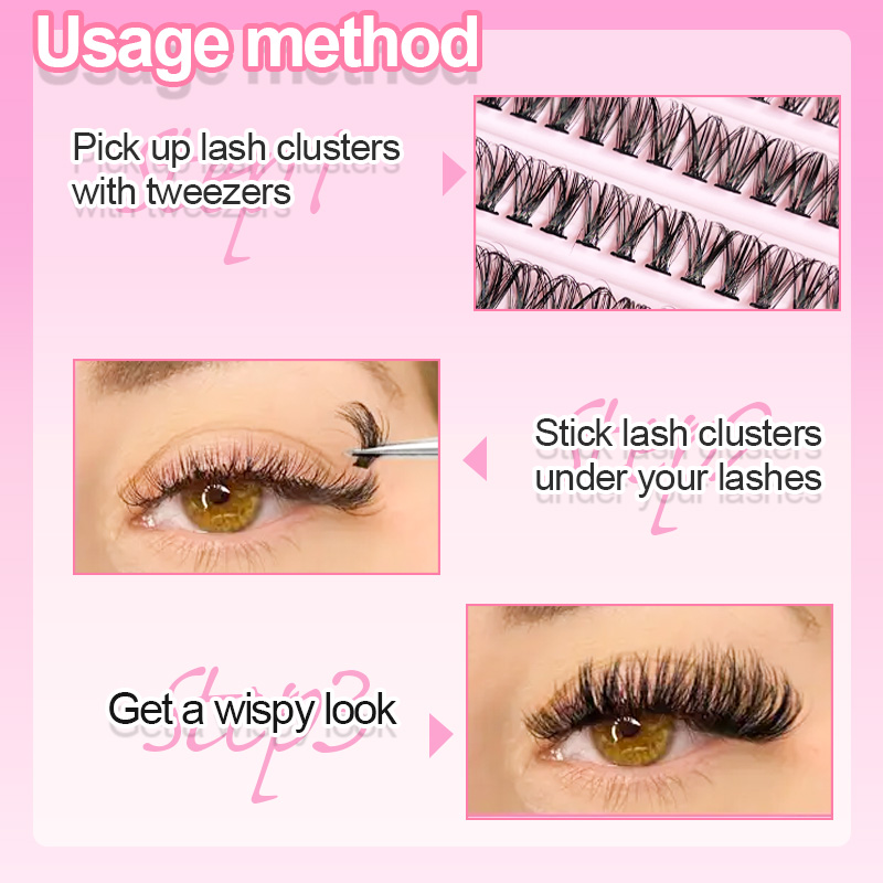 Rzęsy pojedyncze, kępki rzęs 8 – Eyelash Extension Natural Look recenzja i cena