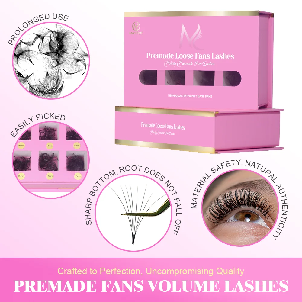 MAYOOC 800 Wachlarzy Sztucznyc – Eyelash Extension Logo recenzja i cena