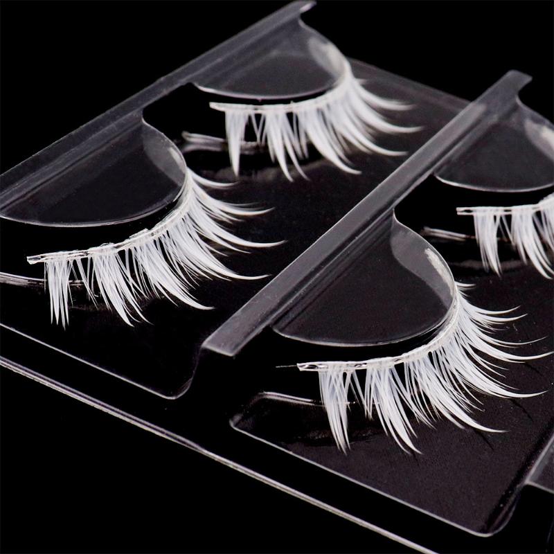 3 pary białych rzęs do cosplay – Eyelash Extension Natural Look recenzja i cena