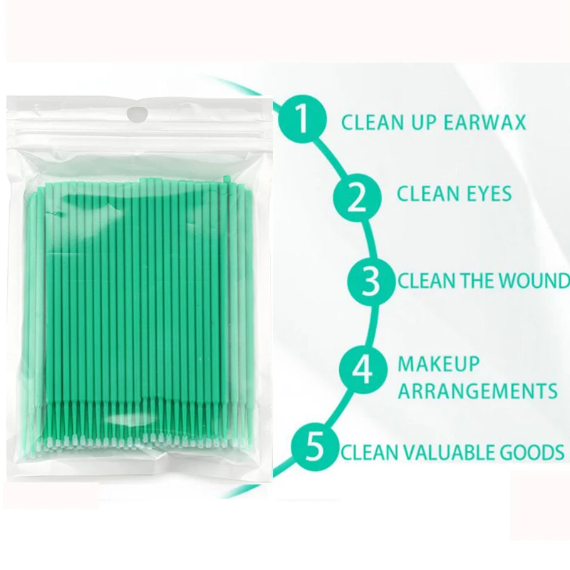 50/100 szt. Jednorazowe mikro  – Micro Brush Applicator recenzja i cena