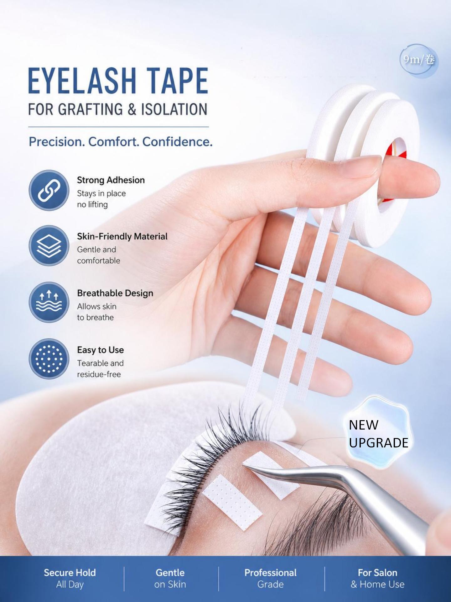 10 rolek taśmy do rzęs o grubo – Tape Breathable Lash recenzja i cena