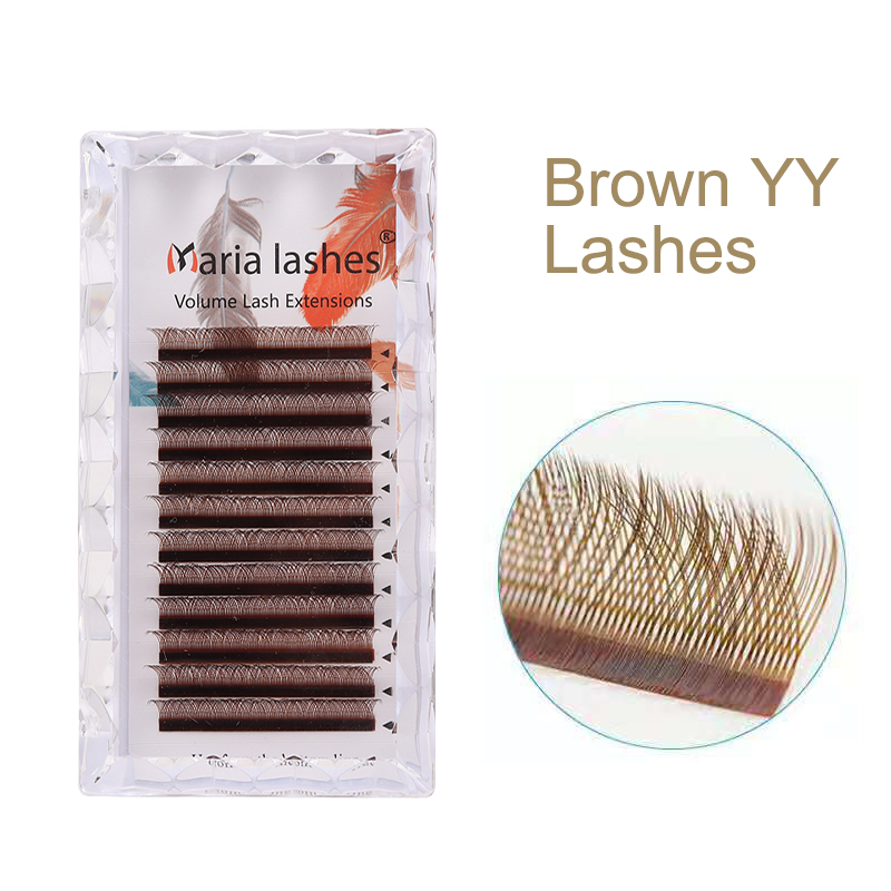 MARIA Brown YY Kształt Rzęs Ko – Eyelash Extension Logo recenzja i cena
