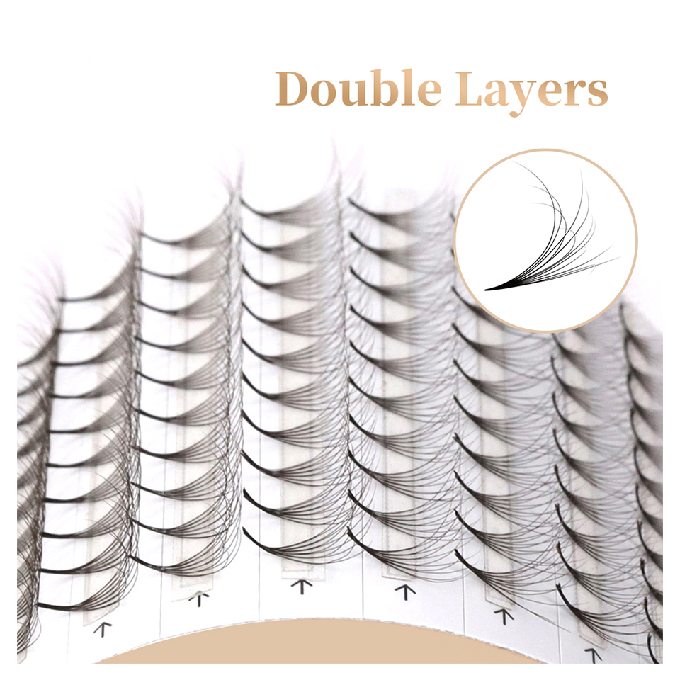 AGUUD Double Layer Pointy Base – Eyelash Extension Mega Volume recenzja i cena