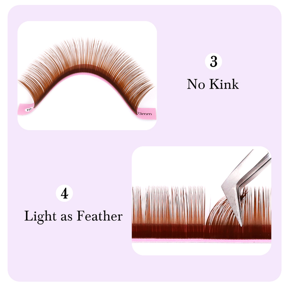 Ciemnobrązowe rzęsy do przedłu – Eyelash Extensions Classic recenzja i cena