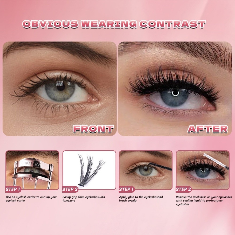 Sztuczne rzęsy o długości 8-16 – Eyelash Extension Wispy recenzja i cena