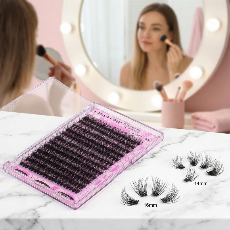 Zestaw rzęs w kępkach Volume D – Eyelash Extension Volume Lashes recenzja i cena