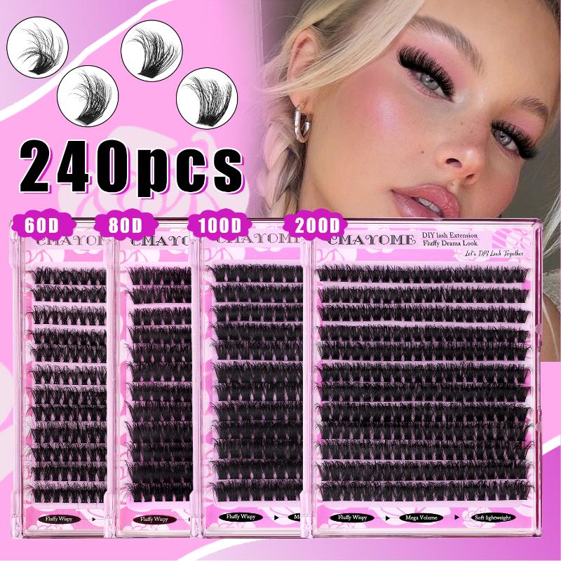 Zestaw rzęs w kępkach Volume D – Eyelash Extension Volume Lashes recenzja i cena