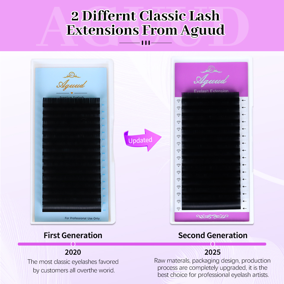 AGUUD 5 tacki/partia NOWE Supe – Eyelash Extension Natural Classic recenzja i cena